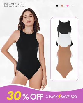 3Pack Double Lined Bodysuit Shapewear