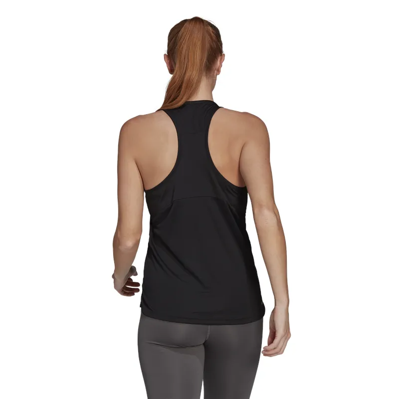 adidas Logo Sport Training Tank Top - Womens - Black/White