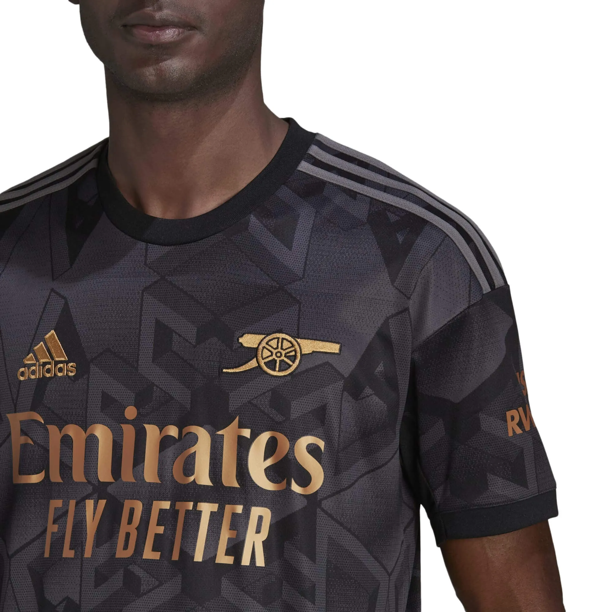 adidas Men's Arsenal 2022/23 Away Jersey Black