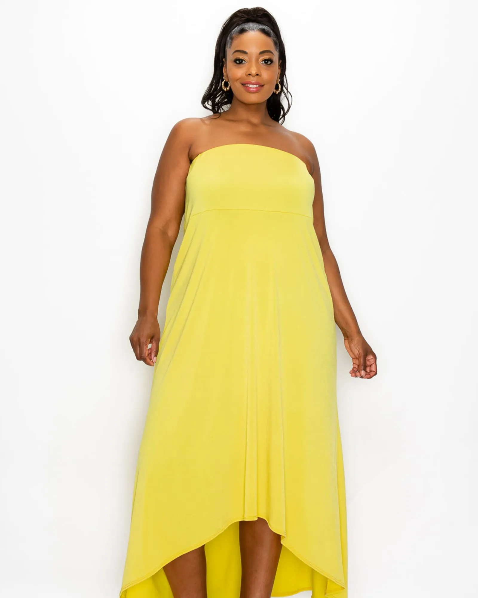 Adrianne High Low Dress | Lemon