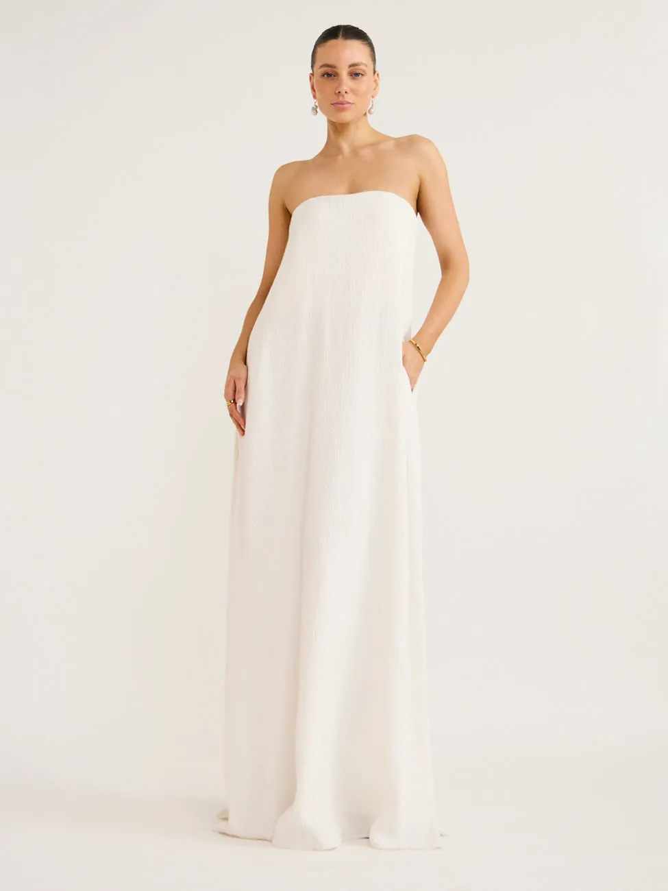 Anna Quan Delfina Dress in Carta