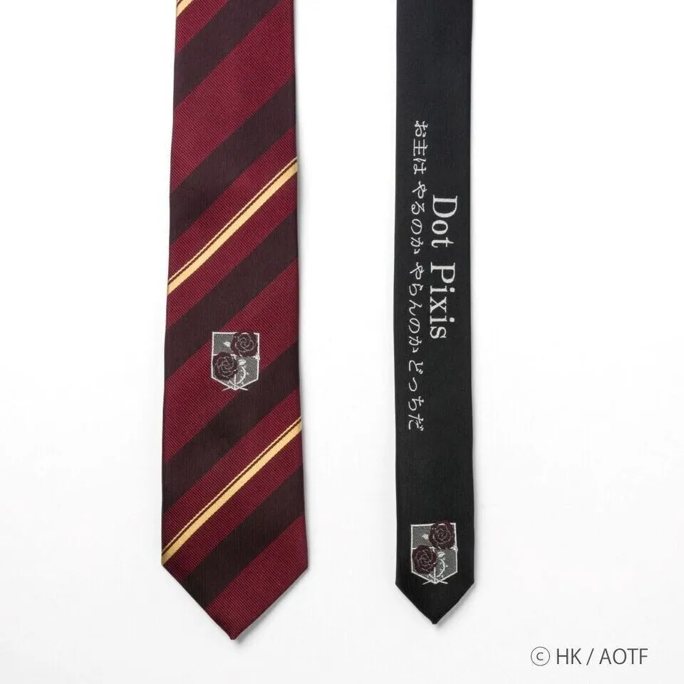 Attack on Titan Dot Pixis Tie Necktie Japan Cosplay