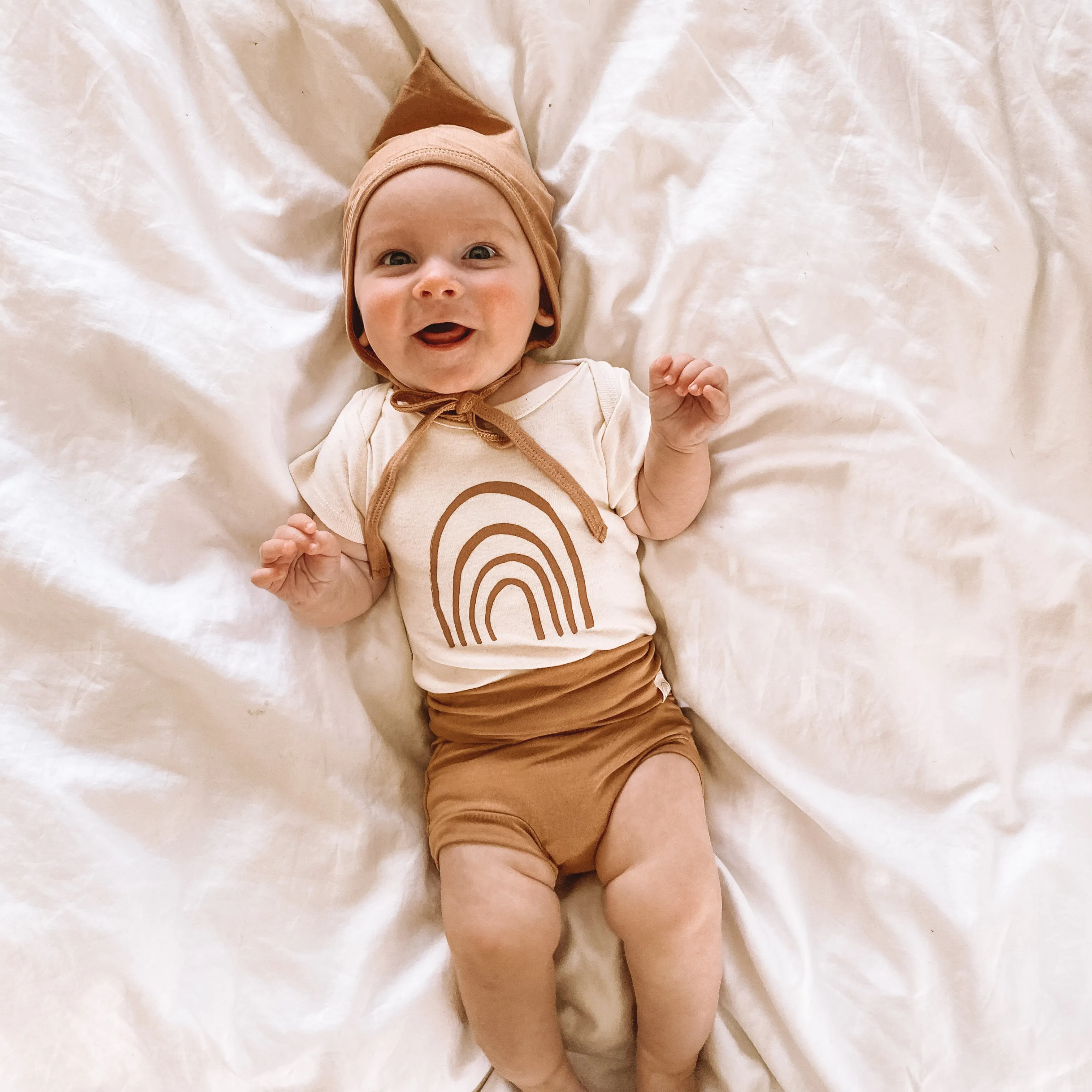 Bamboo Pixie Bonnet - Clay