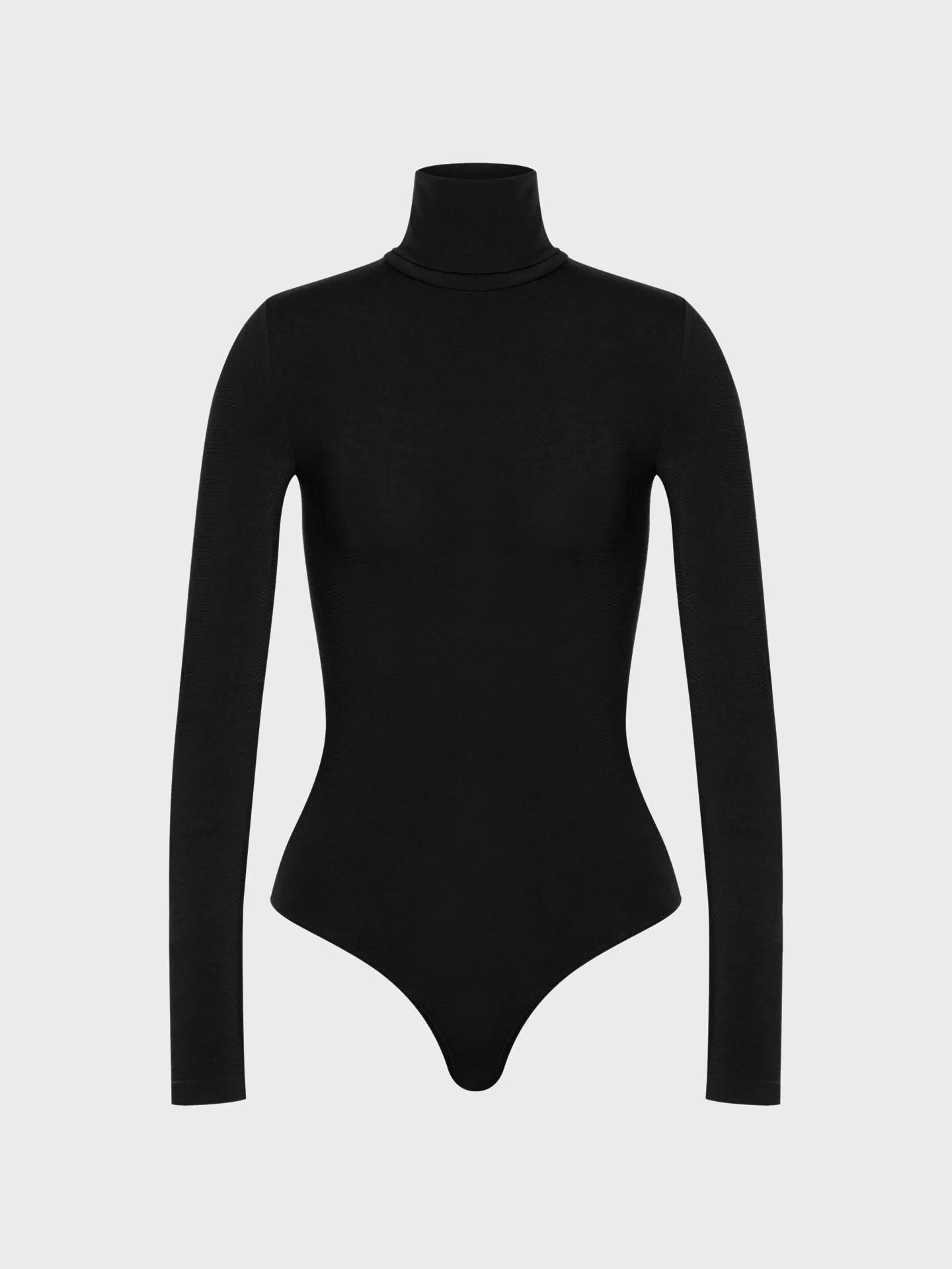 Black Colorado Turtleneck String Bodysuit