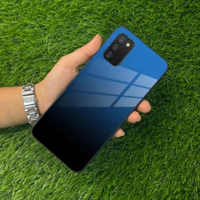 Blue Gradient Glass Case Cover For Samsung