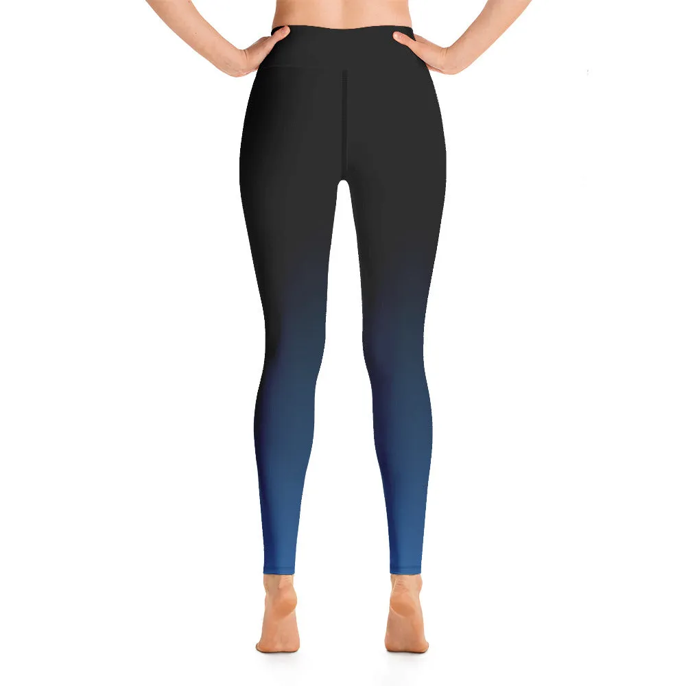 Blue Gradient Leggings