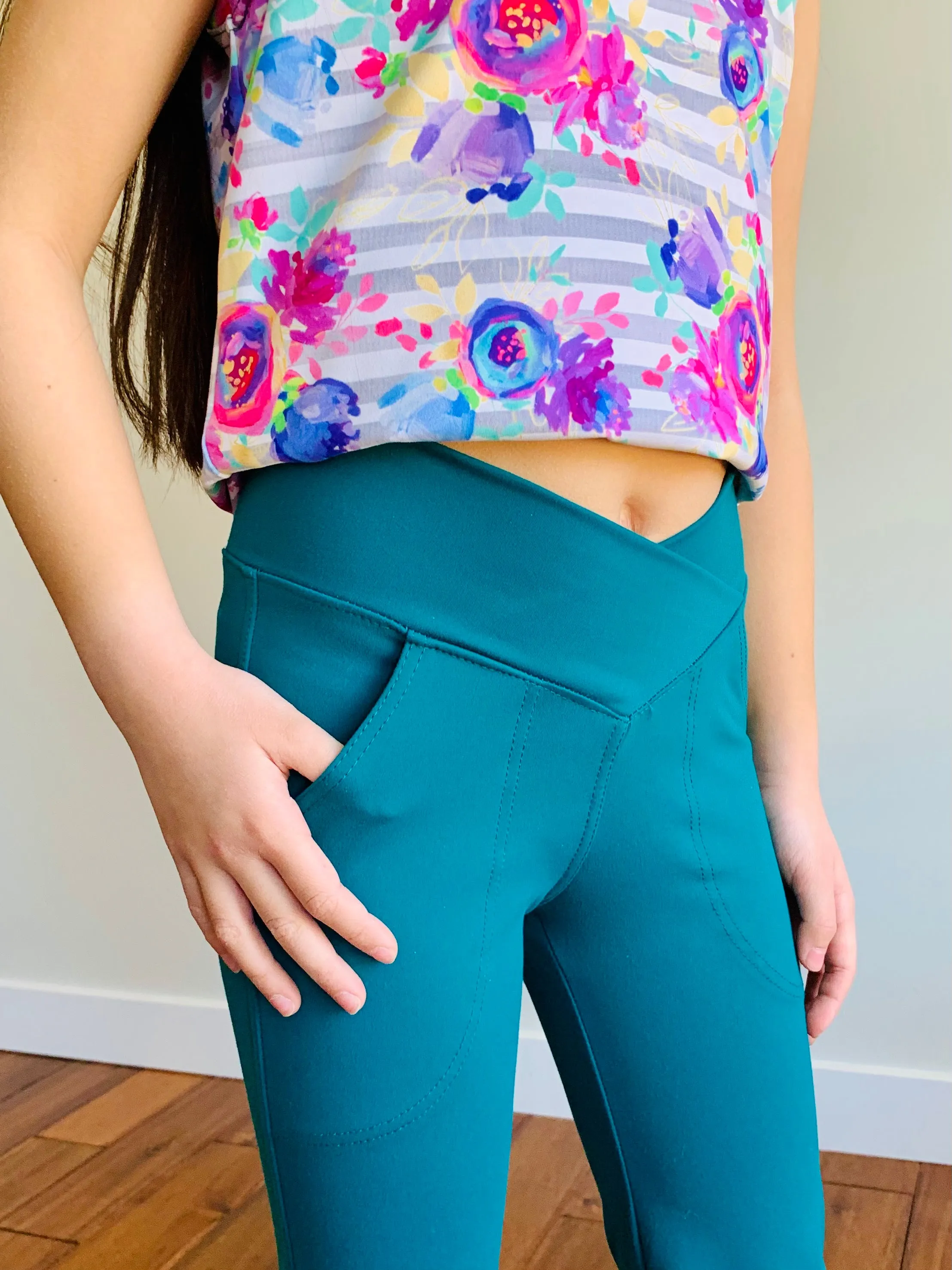 Bundle Flare Leggings PDF Sewing Pattern Adult B-M and Youth 2-16