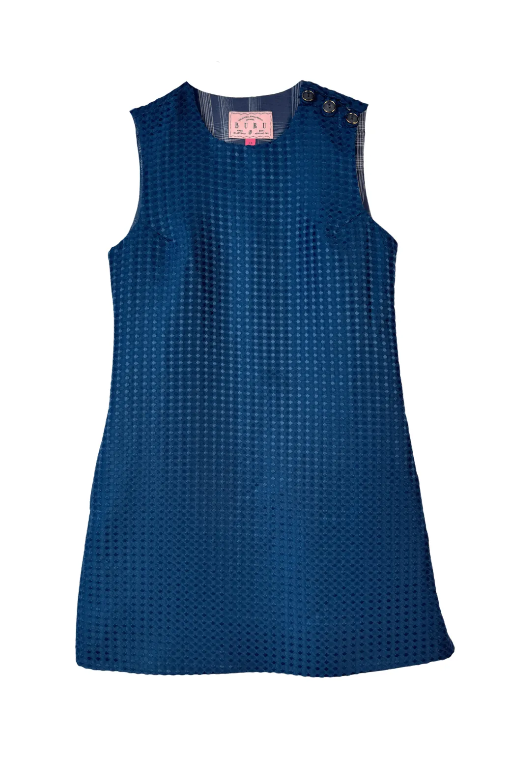 Buru x Megan Stokes Jackie Dress - Chelsea Blue Dot