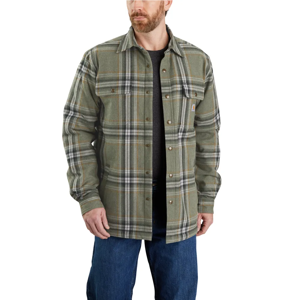 Carhartt Relaxed Fit Heavey weight Sherpa lined Shirt-Jac (105430)