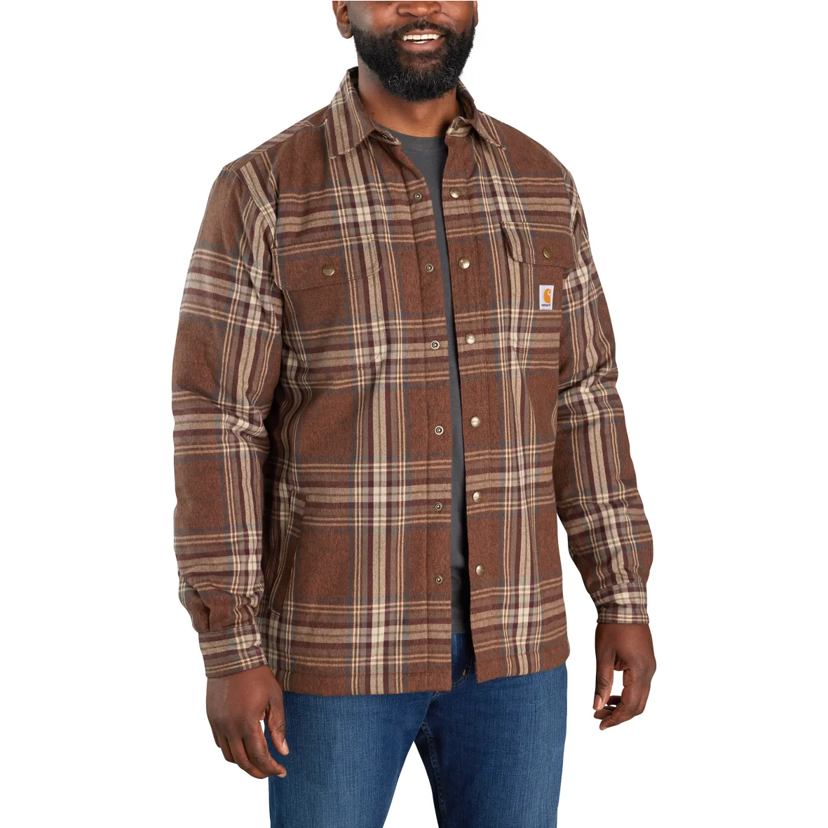 Carhartt Relaxed Fit Heavey weight Sherpa lined Shirt-Jac (105430)