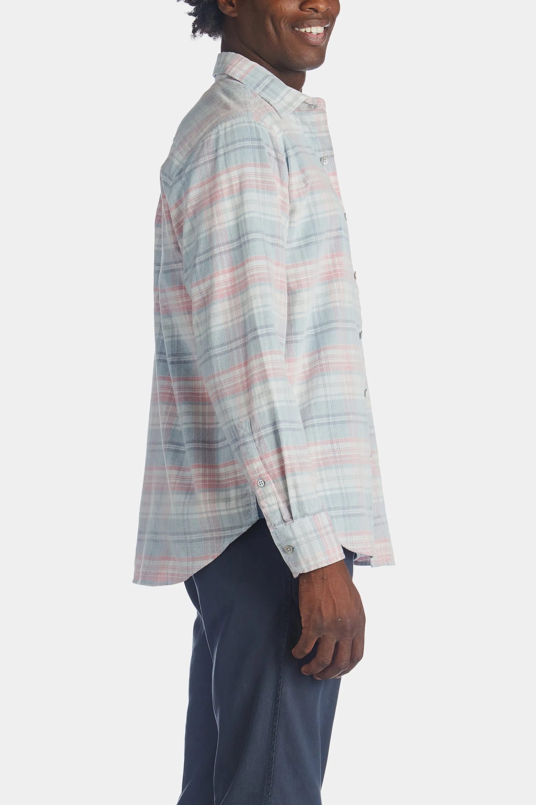 Coastline Cord Carmel Plaid Shirt