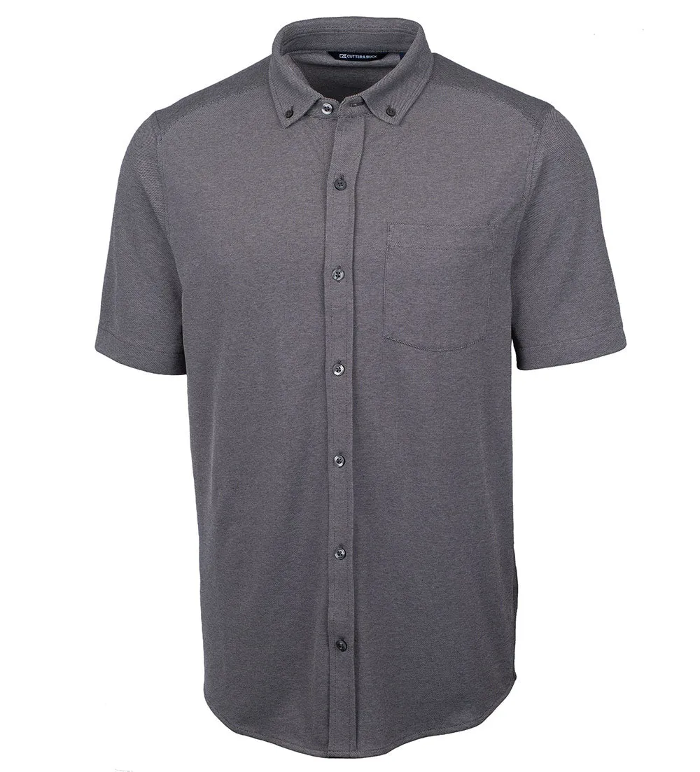 Cutter & Buck Reach Short Sleeve Oxford Sport Shirt