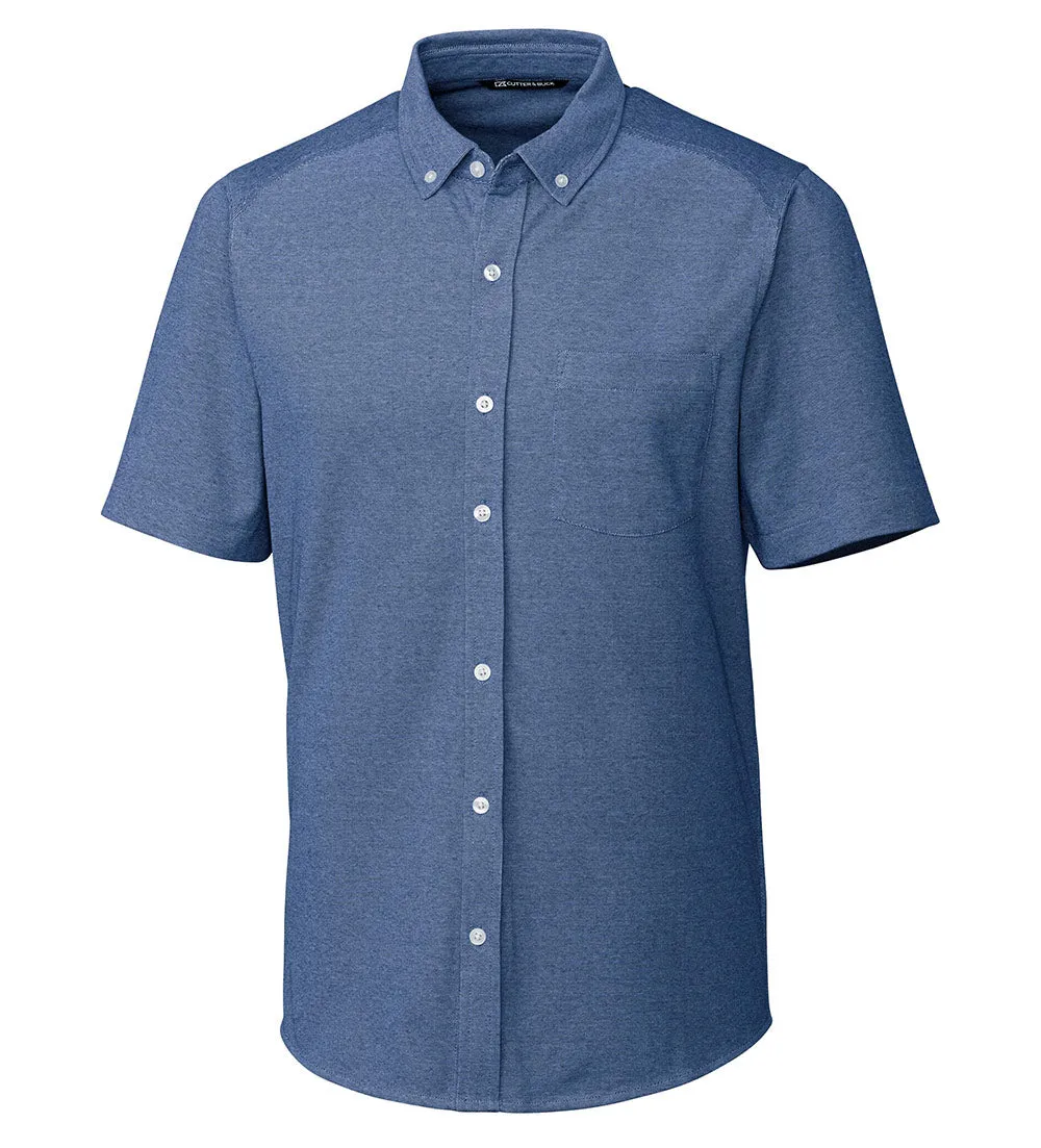 Cutter & Buck Reach Short Sleeve Oxford Sport Shirt