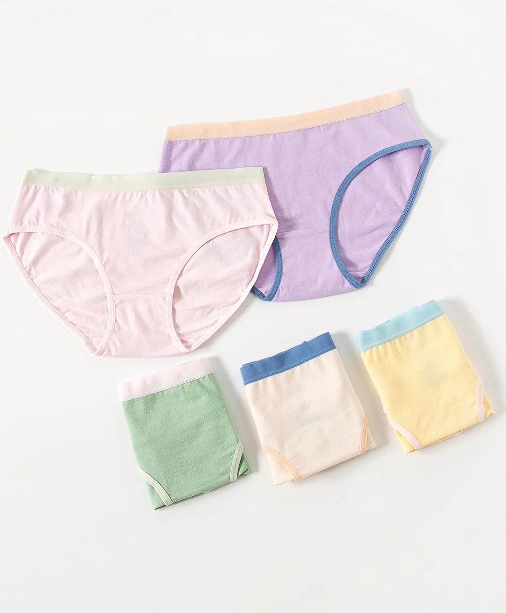 Daily Pleasures Cotton 5-pack Midi Panties