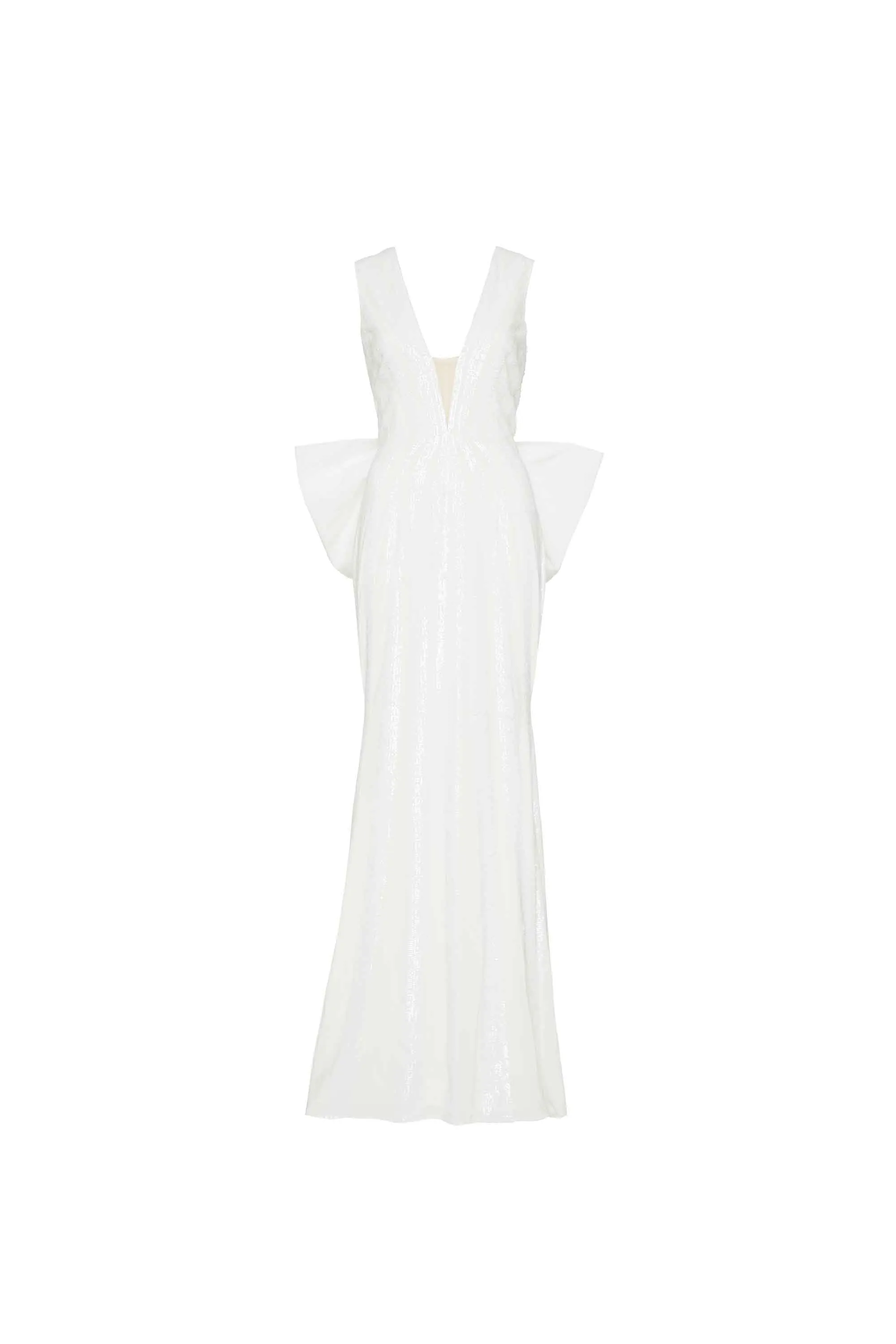 Davina Bow Gown Ivory