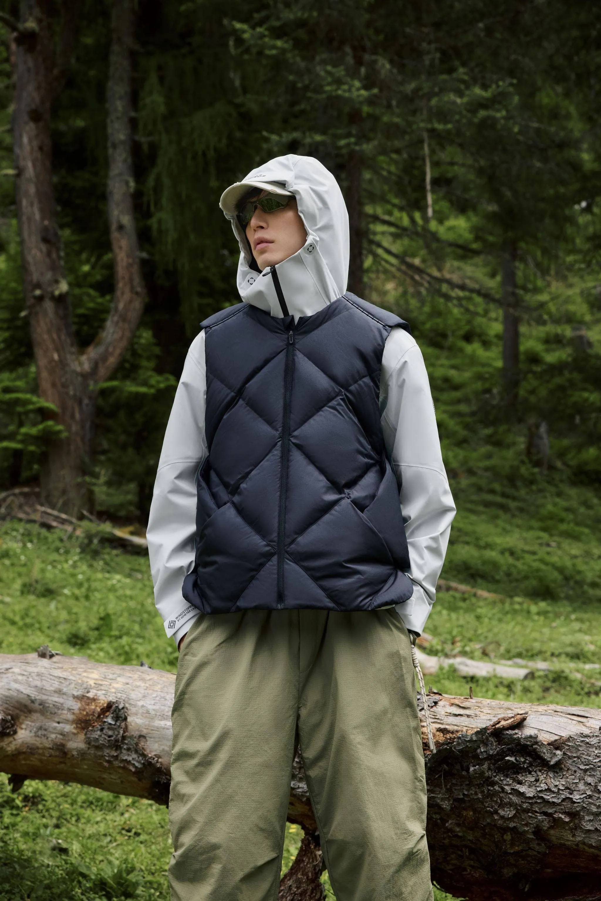 DIBIAN Detach 3 in 1 Goose Down Jacket