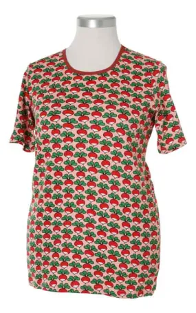 DUNS Short Sleeved T-shirt Adult - Radish Peaches N Cream