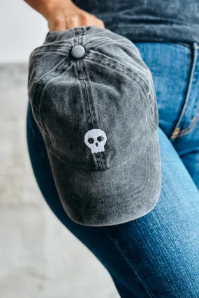 Embroidered Skull Baseball Hat