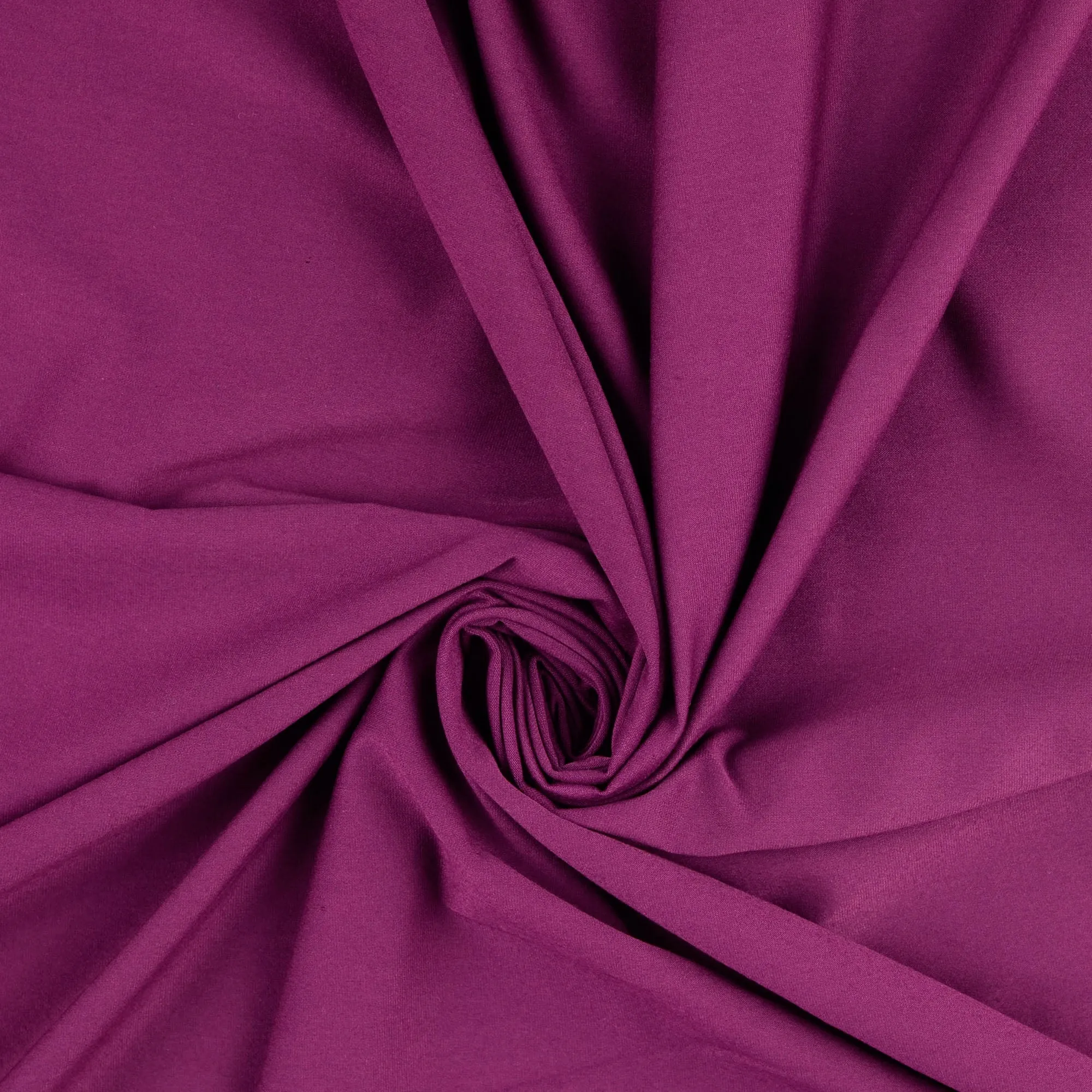 Essential Chic Deep Magenta Cotton Jersey Fabric