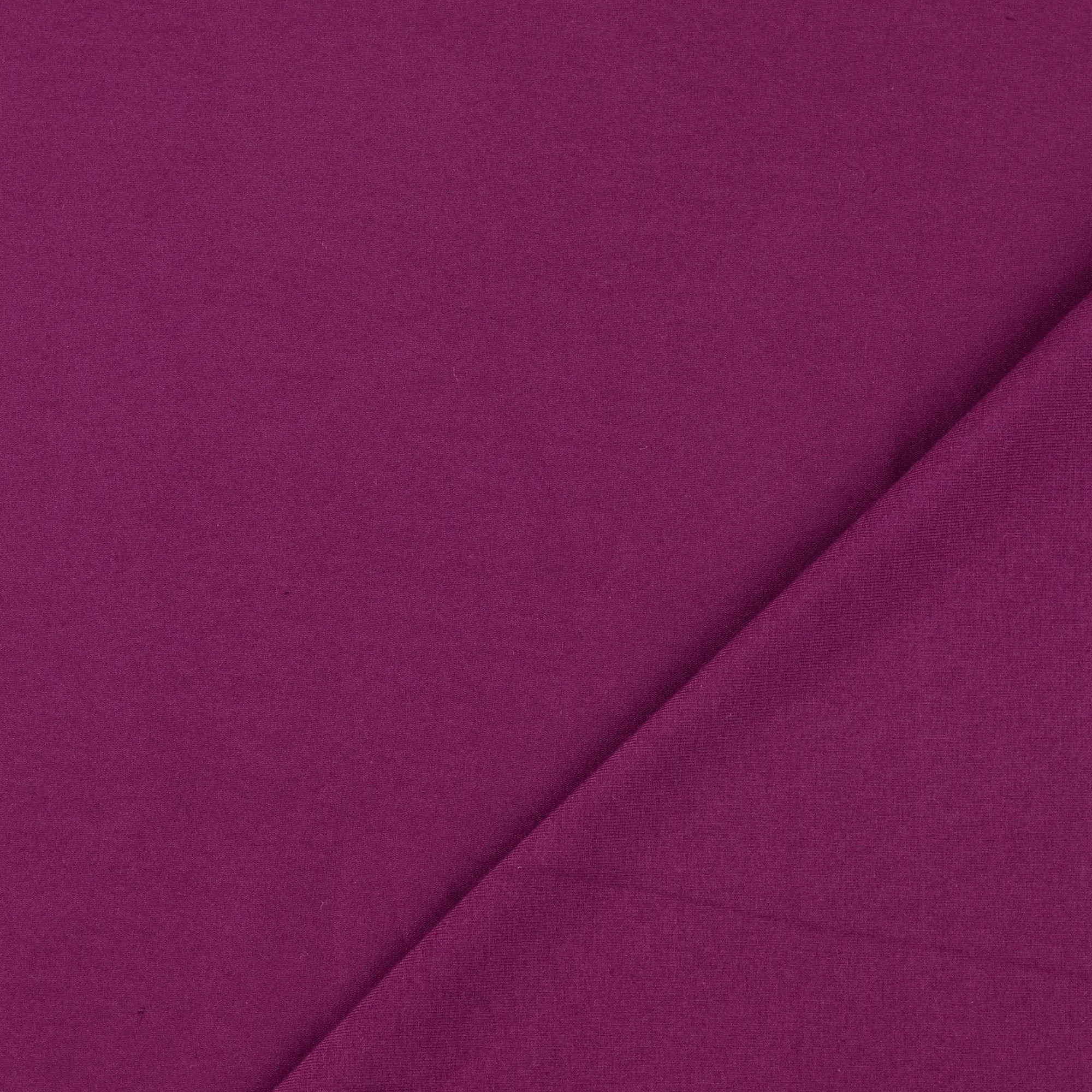 Essential Chic Deep Magenta Cotton Jersey Fabric