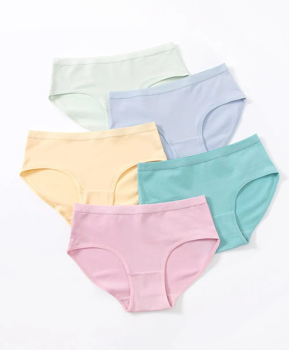 Fairy Sparkle Cotton 5-pack Hipster Panties