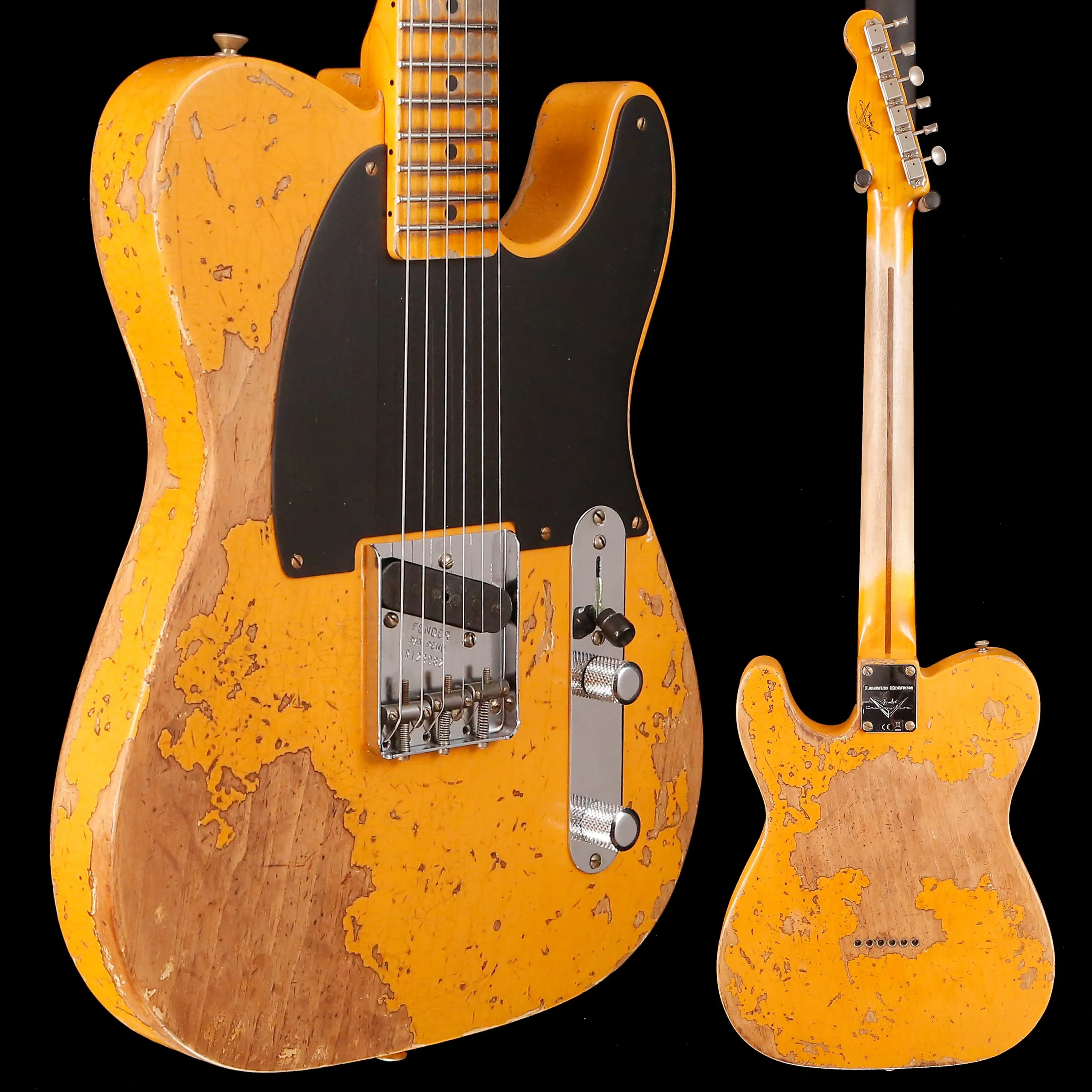 Fender Custom Shop 50s Pine Esquire Super Heavy, Nocaster Blonde 7lbs 6.9oz