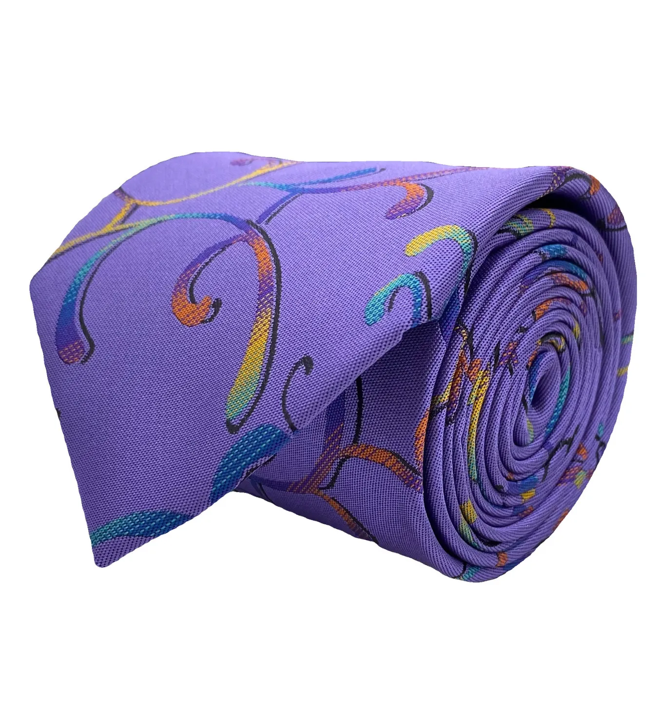 Gianfranco Tie and Handkerchief - Violet Gradient Branch T56