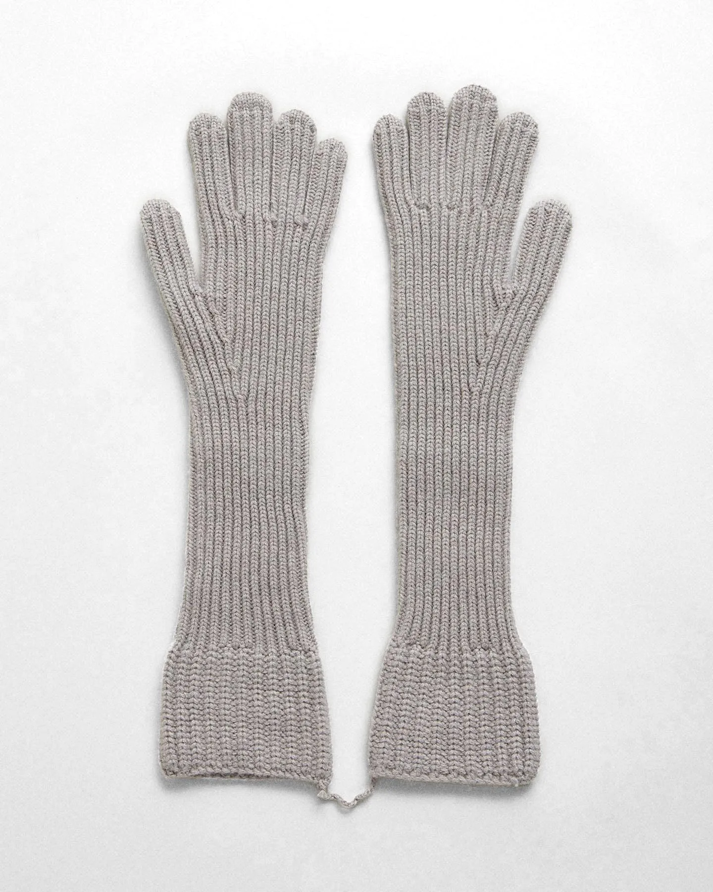 Ginza Long Knit Italian Cashmere Gloves