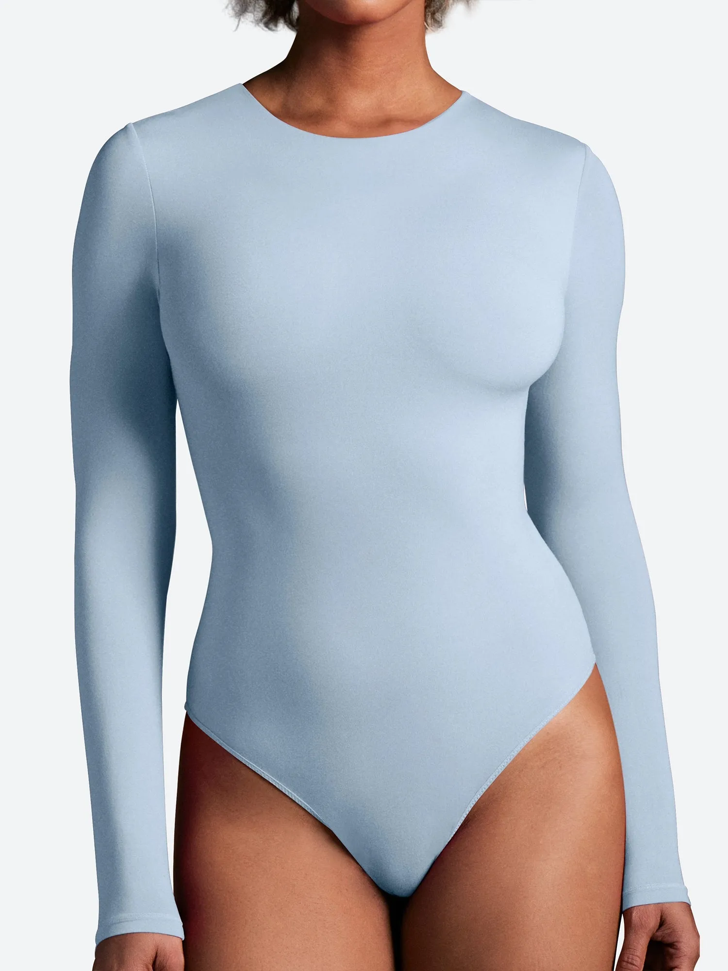 IUGA Long Sleeve Crew Neck Bodysuits for Women