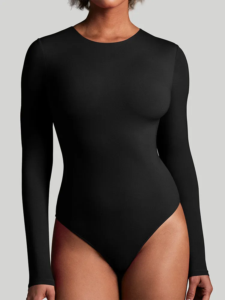 IUGA Long Sleeve Crew Neck Bodysuits for Women