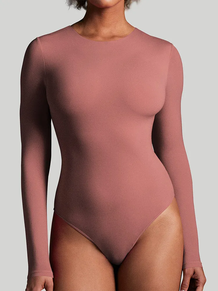 IUGA Long Sleeve Crew Neck Bodysuits for Women