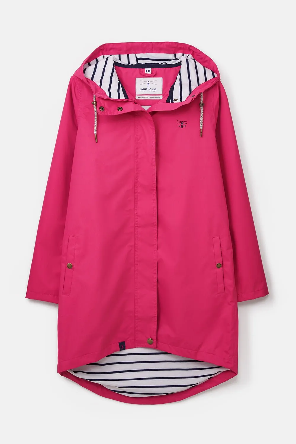 Long Beachcomber Jacket - Azalea Pink