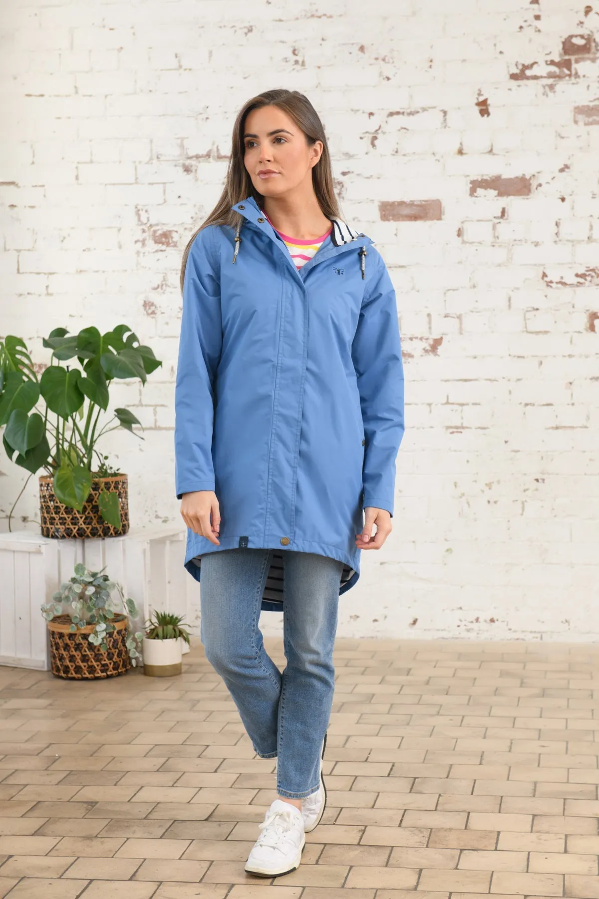 Long Beachcomber Jacket -  Marine Blue