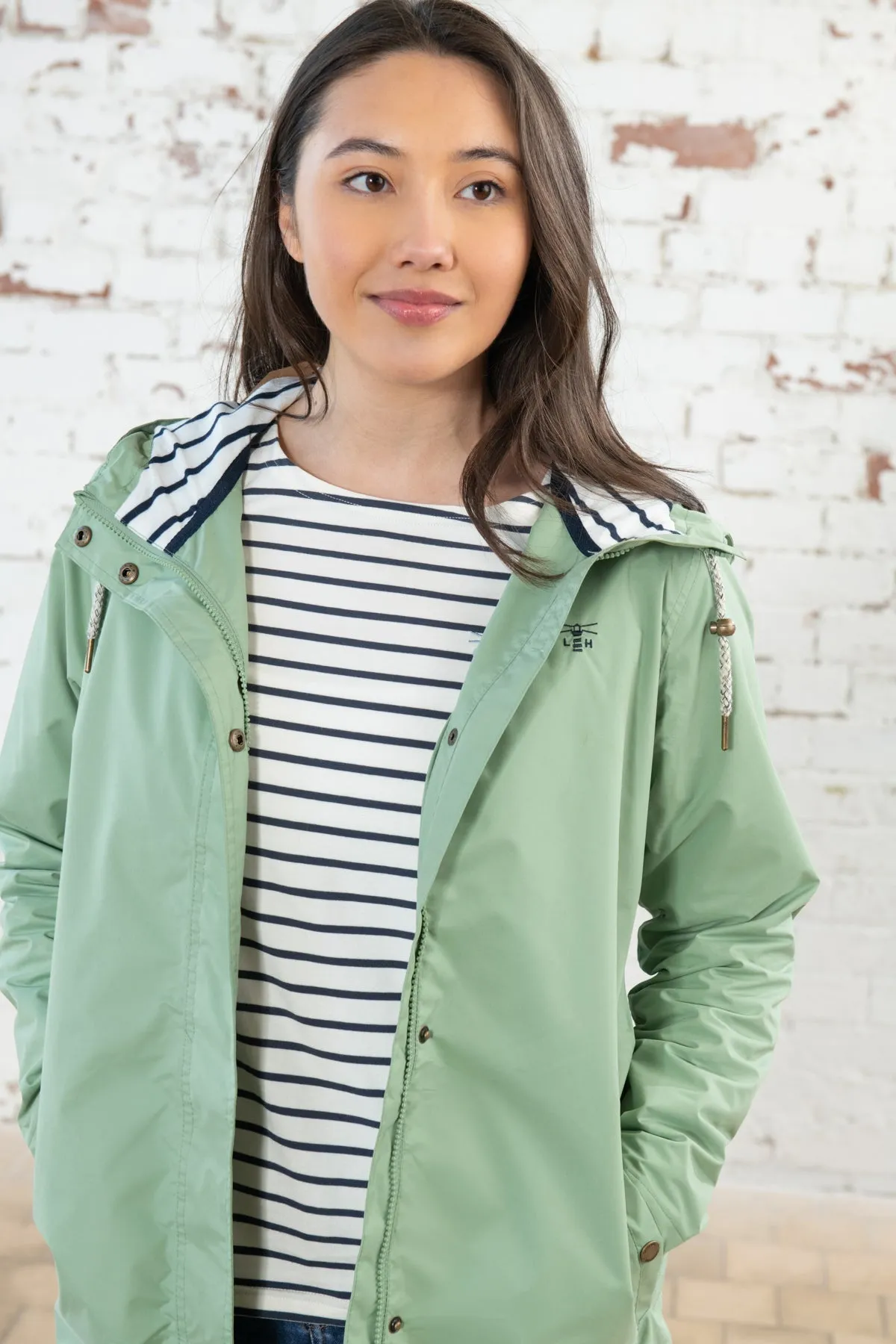 Long Beachcomber Jacket - Pistachio