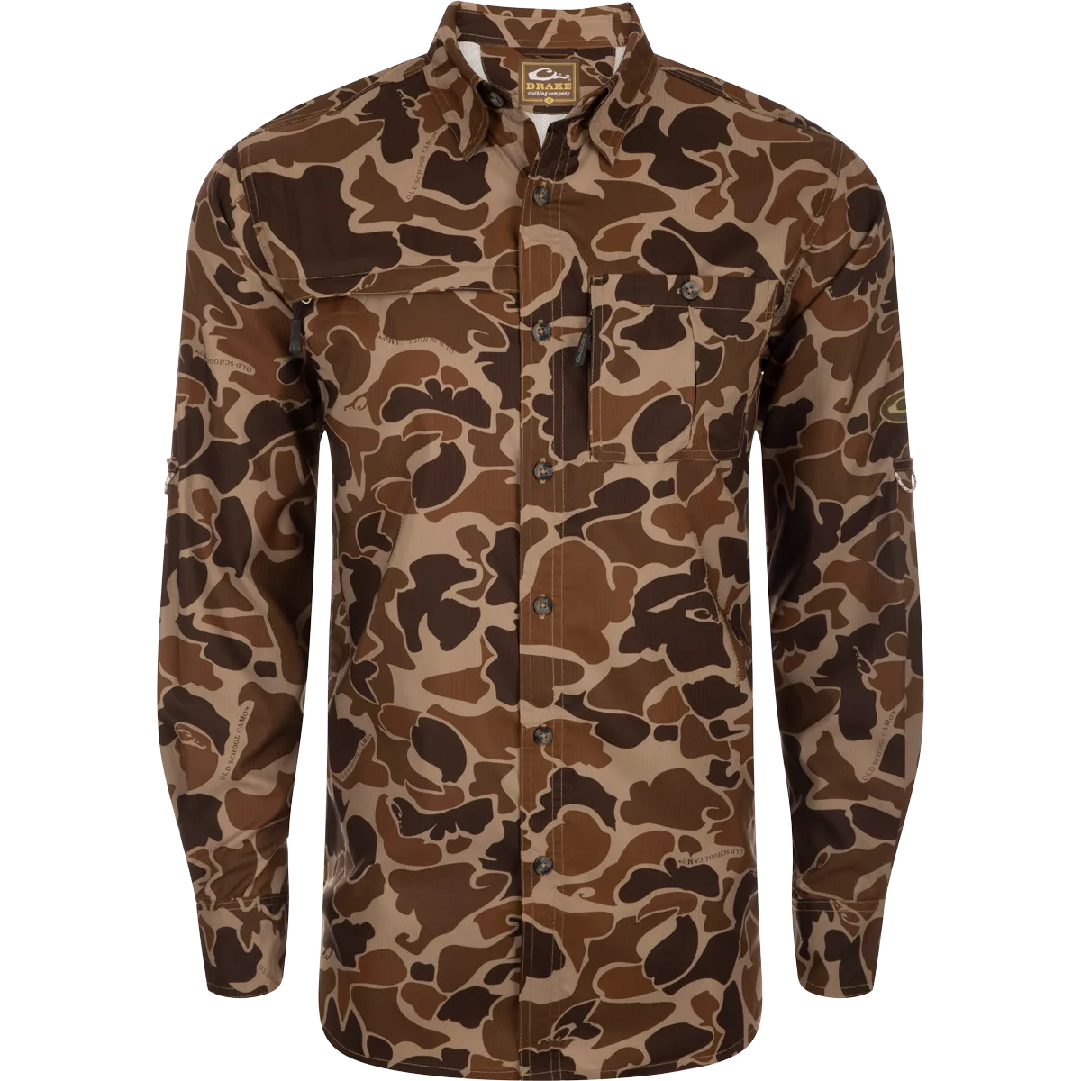 Long-Sleeved Flyweight Camo Hunting Shirt