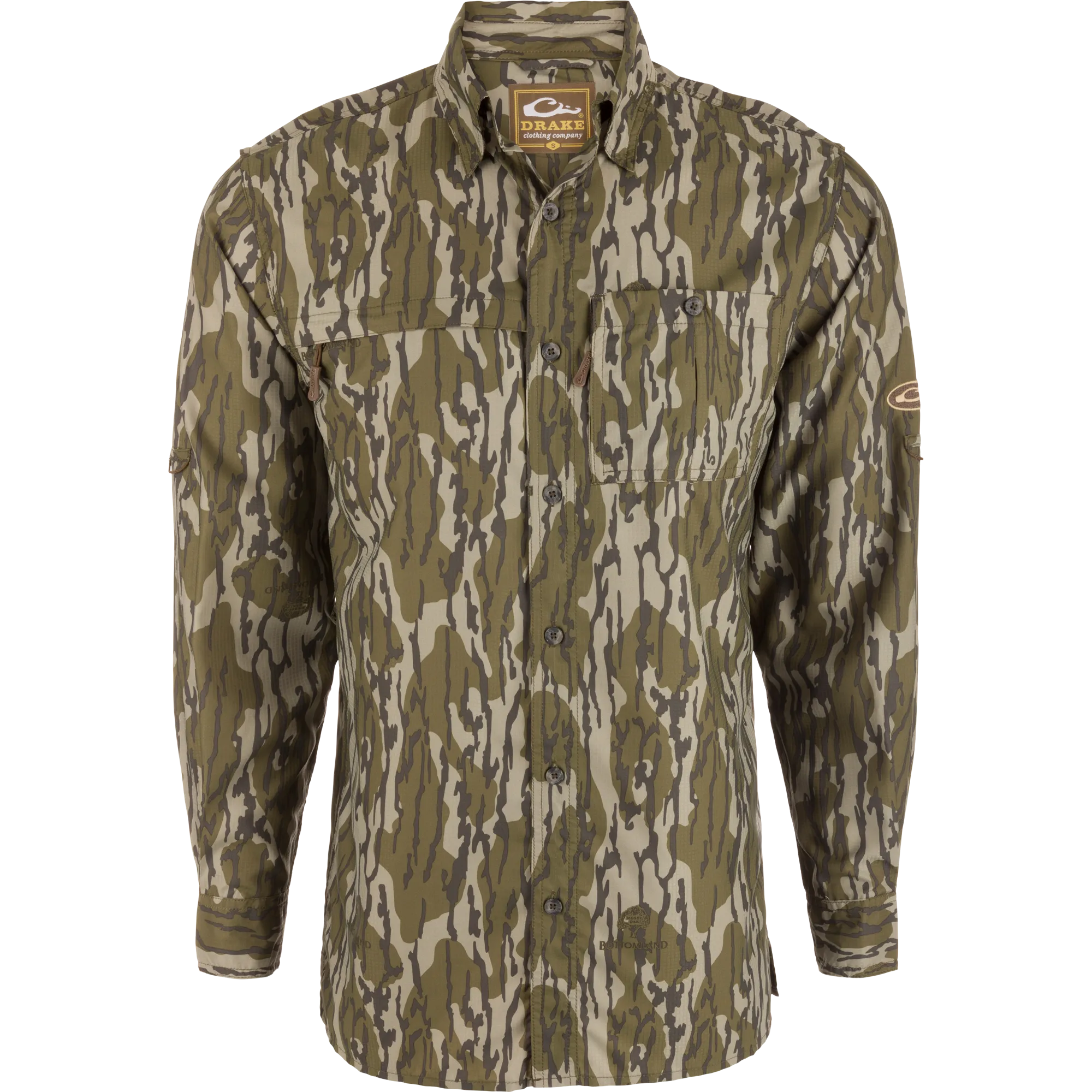 Long-Sleeved Flyweight Camo Hunting Shirt