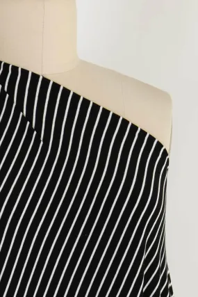 Marcel Stripe Bamboo Rayon/Spandex Knit