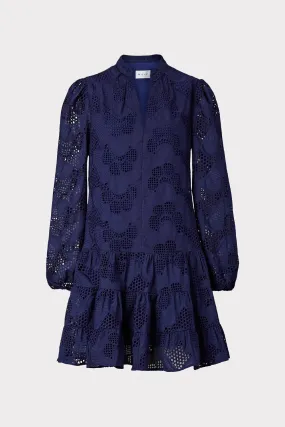 Margaret Pieres Eyelet Dress