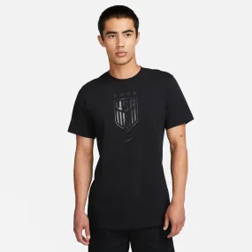 Men's Nike USWNT Black Monochrome Crest Tee