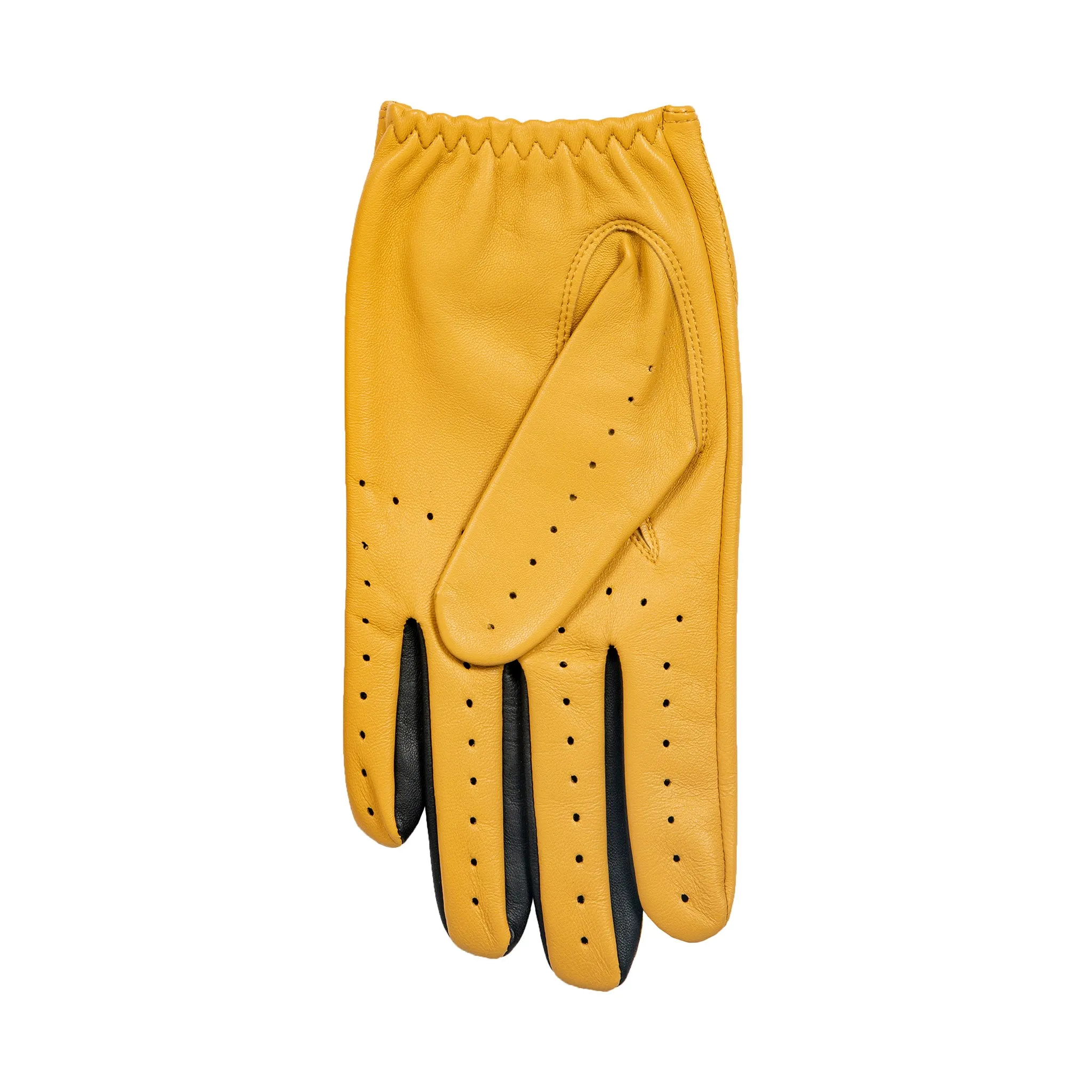 Men's The Suited Racer Two-Colour Leather Driving Gloves