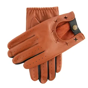 Men's The Suited Racer Two-Colour Leather Driving Gloves