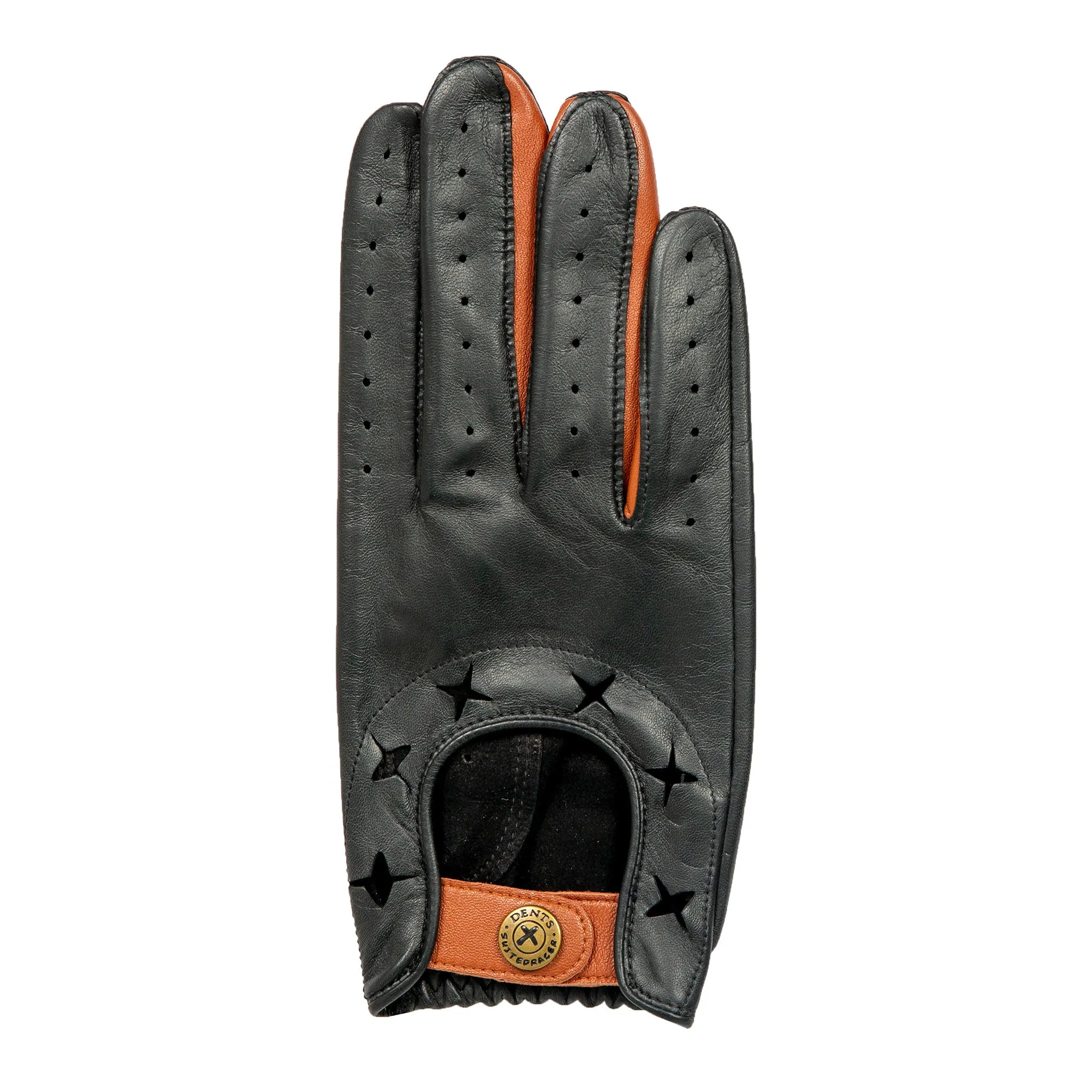 Men's The Suited Racer Two-Colour Leather Driving Gloves