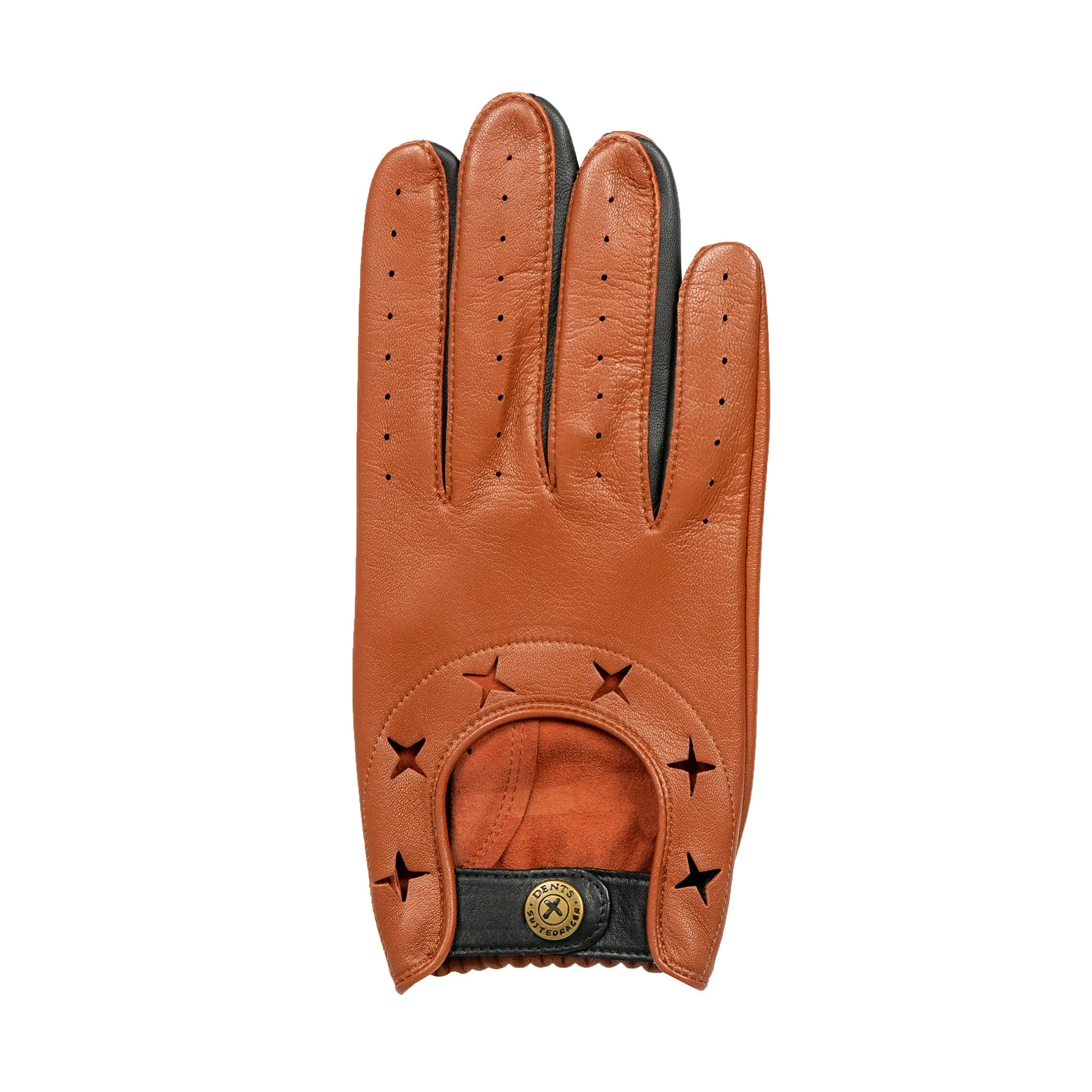 Men's The Suited Racer Two-Colour Leather Driving Gloves