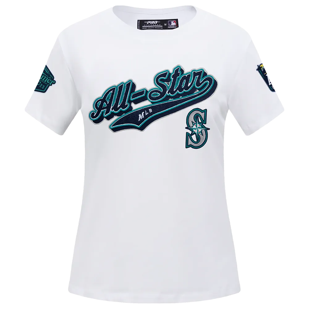 MLB ALL STAR 2023 WOMEN'S SJ SLIM FIT TEE (WHITE)