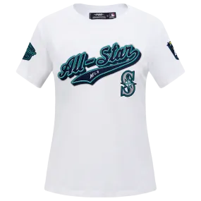 MLB ALL STAR 2023 WOMEN'S SJ SLIM FIT TEE (WHITE)