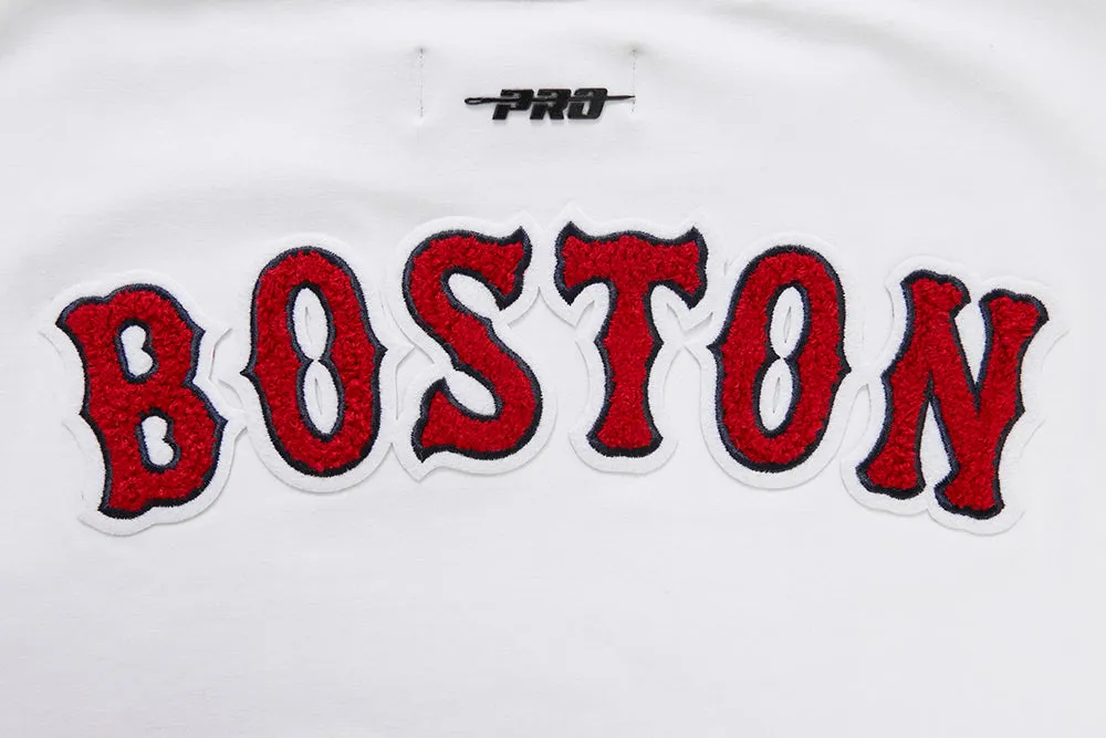 MLB BOSTON RED SOX CLASSIC WOMEN'S BOXY TEE (WHITE)