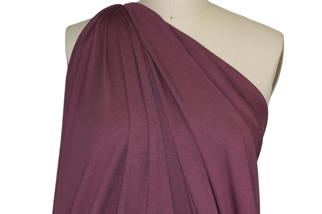 Modal Rayon Wide Jersey - Purple