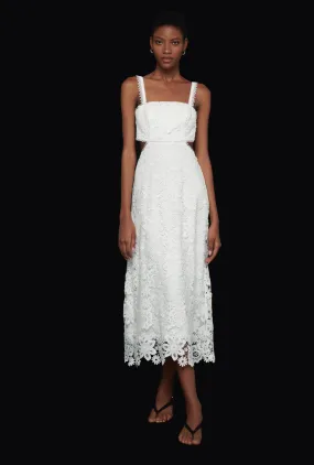 MOSS MAXI DRESS WHITE