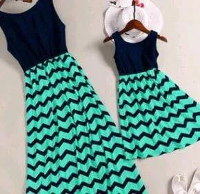 Mother Daughter Vest Dresses