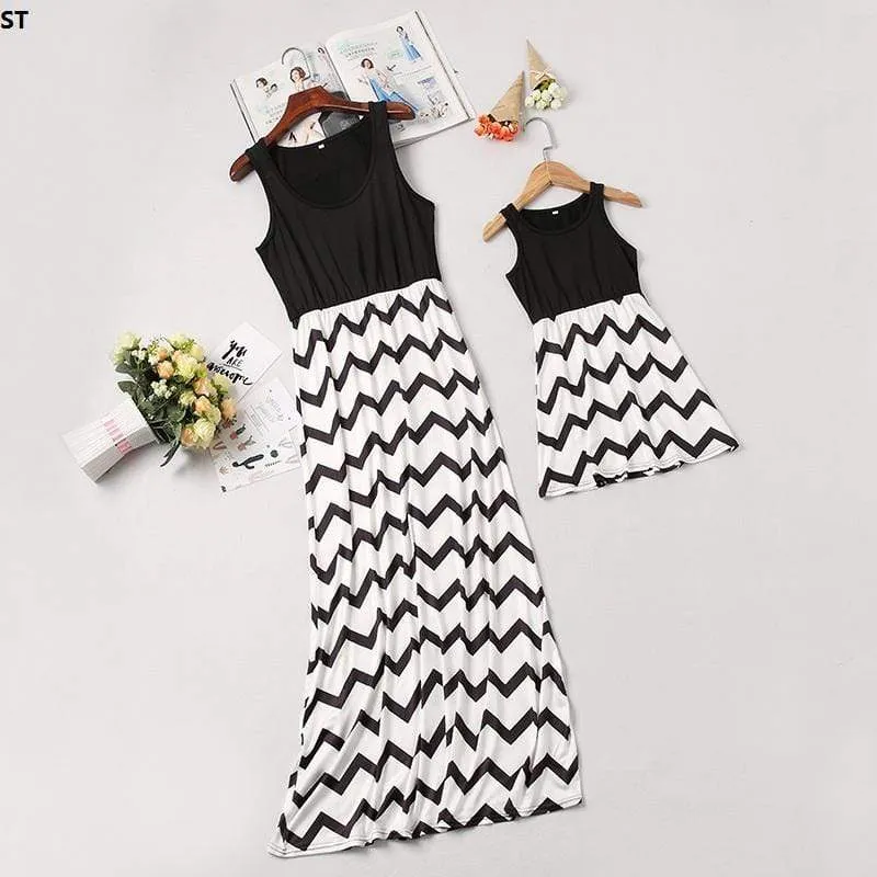 Mother Daughter Vest Dresses